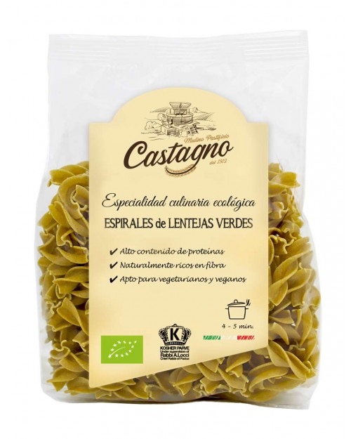 Espiral lenteja verde 250 gr