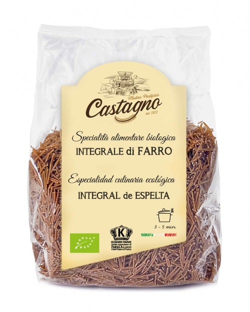 Fideo espelta integral